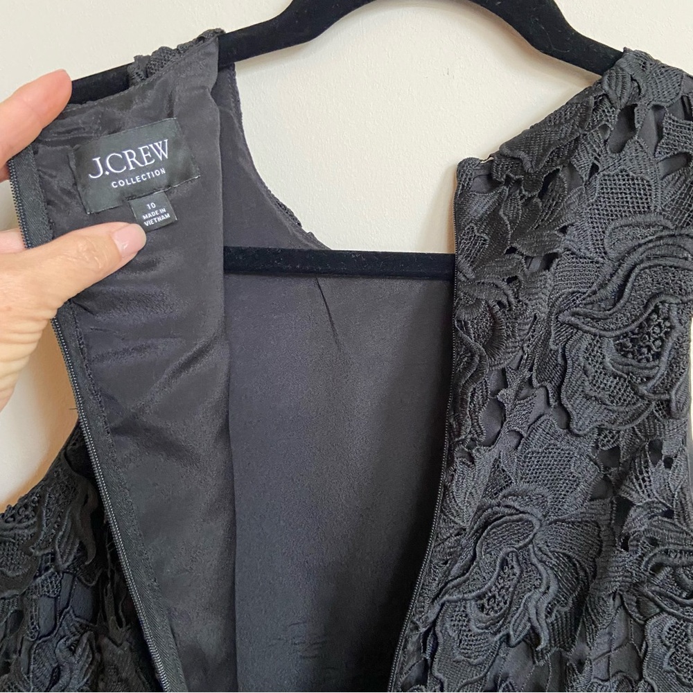 J Crew Collection Black‎ Lace Mini Dress - Picture 3 of 10